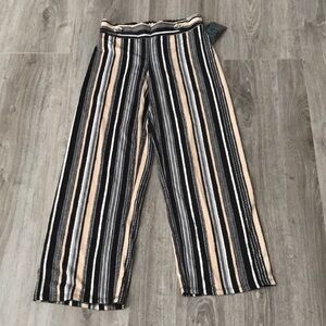 ❤️3X20 NEW - ASHLEY BLUE Striped Wide-Leg Pants | PS
